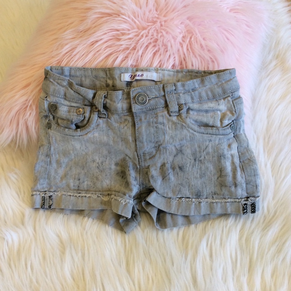 Yaso Denim shorts Gray Jean Girls 14